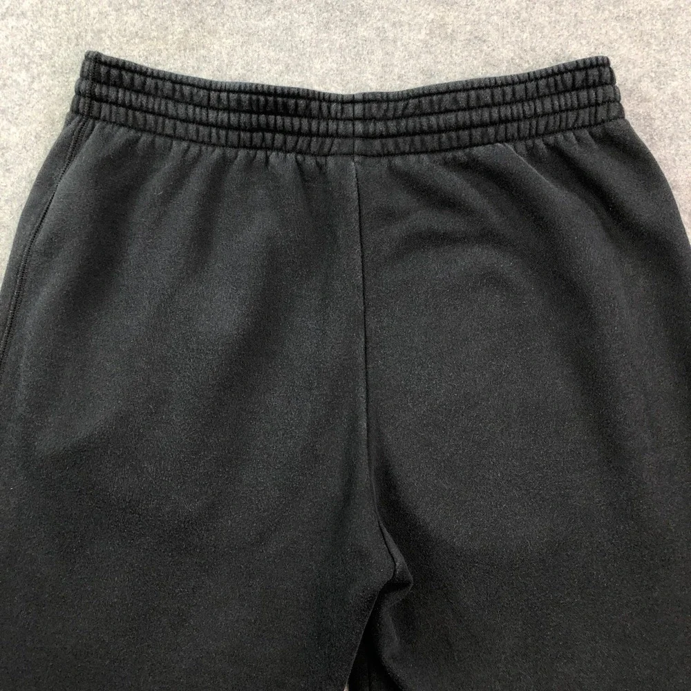 Jordan Men Sweatpants Medium Black Fleece Jumpman Logo Tapered Gym Workout